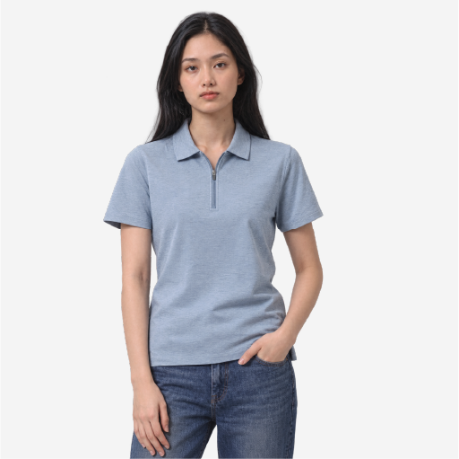 Air‑Dry X SORONA Zipper Polo