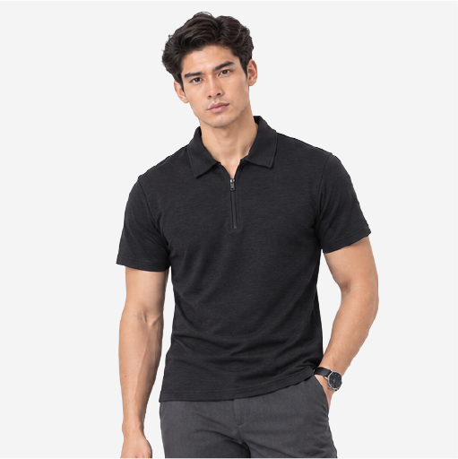 Air‑Dry X SORONA Zipper Polo