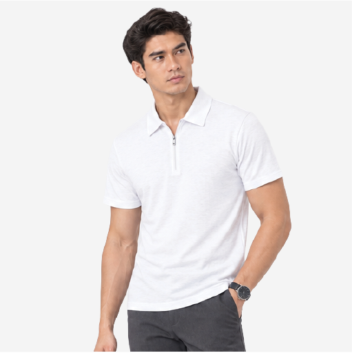 Air‑Dry X SORONA Zipper Polo