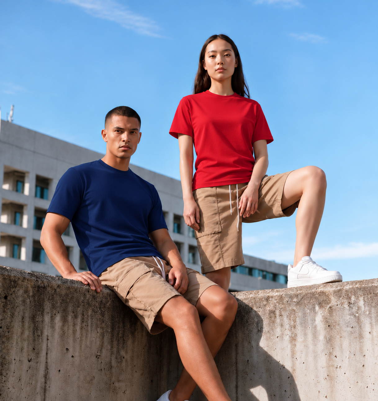 3D Airspacer Series Unisex Crew Neck Tee