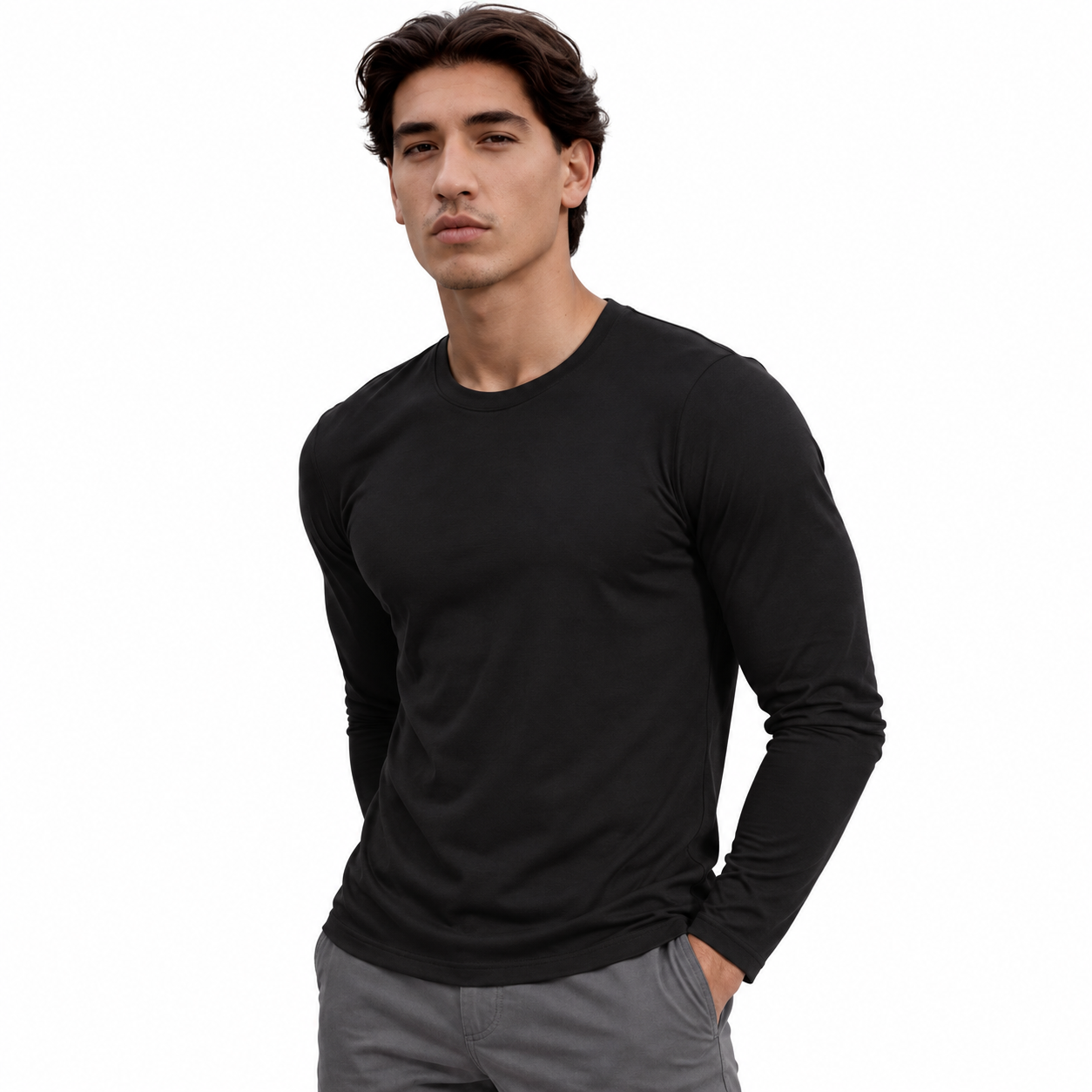 3D Airspacer Unisex Crew Neck Long Sleeve